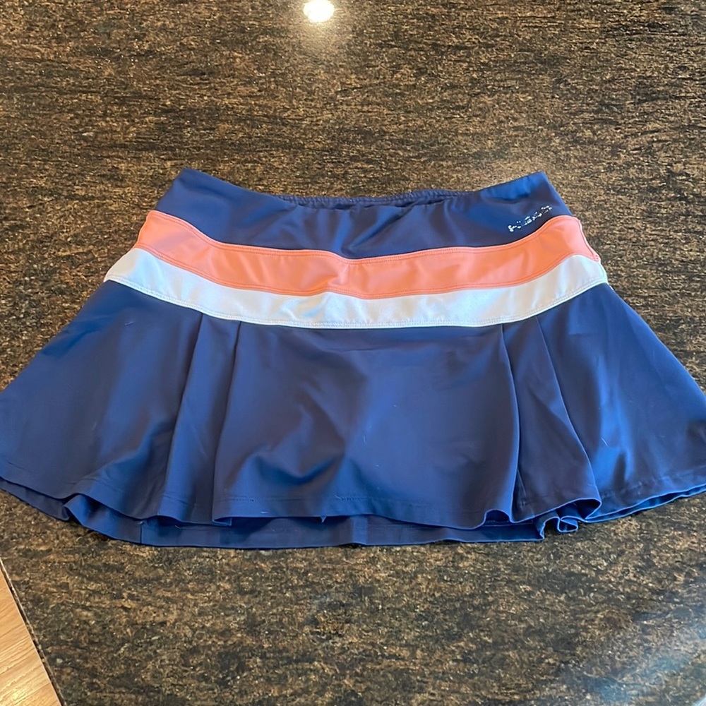 Navy blue tennis skirt